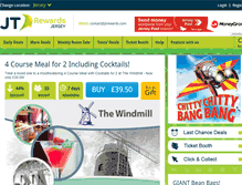 Tablet Screenshot of jtrewards.com